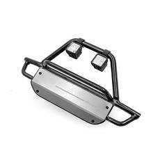 Metal Front Bumper With Spotlight for AXIAL SCX10 III Three generations JEEP Wrangler Gladiator RC Car Upgrade Part 2024 - buy cheap