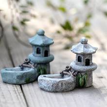 Mini Pool Tower statue resin craft home decor miniature fairy garden decoration accessories figurine Birthday Cake Car figure 2024 - buy cheap