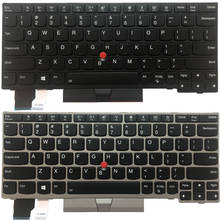 Novo teclado americano para notebook lenovo thinkpad x280 a285 x390 l13 yoga s2 5th s2 yoga 5th 2024 - compre barato