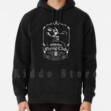 Bruxas voando clube hoodies manga longa salem bruxa witchy escuro assustador halloween halloween halloween eve magick feitiço pagão 2024 - compre barato