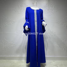 Abaya Дубай Турция арабское мусульманское модное платье мусульманская одежда платья Abayas для женщин длинное женское платье 2024 - купить недорого