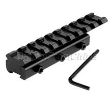 Tactical Extend Scope Mount Fit Dovetail Rail 11mm To 20mm Convert Adapter 20mm Top Picatinny Rail And 11mm Bottom Dovetail Rail 2024 - buy cheap