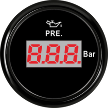 1pc Digital Oil Pressure Gauges 52mm 0-10Bar Oil Pressure Meters LCD Display Waterproof IP67 with Red Backlight for Car Truck 2024 - buy cheap