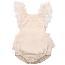 New Kids Clothes Lace Ruffle Romper Baby Jumpsuit Girls Sunsuit Outfits 2024 - buy cheap
