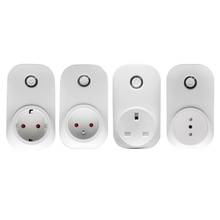 ALLOYSEED EU/FR/UK/IT Plug Wireless WiFi Smart Socket Plug Wall Light Remote Timing Socket For Google Home Alexa Voice Control 2024 - buy cheap