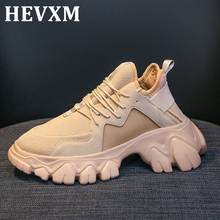 New Women's Chunky Sneakers Basket Women Casual Platform Shoes Canvas Female Trainers Ulzzang Dad Shoes High Top Sneakers 6.5CM 2024 - buy cheap