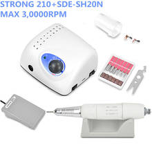 65W Strong 210 BTmarathon SDE-SH20N Brushless Nail Drills Manicure Machine Pedicure Electric Strong 35000RPM File Bits 2024 - buy cheap
