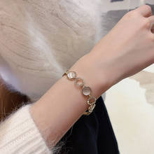 Korean Fashion Opal Stone Luxury Crystal Bracelet for Women Simple Temperament Party Jewelry Accessories Anniversary Gift 2024 - buy cheap