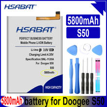 HSABAT S50 5800mAh Battery for Doogee S50 Replacement Accessory Accumulators Batteries 2024 - buy cheap