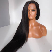 Перуанские искусственные волосы на шелковой основе, 4x4, прямые искусственные волосы, 150 плотность, искусственные передние парики, отбеленные узлы 2024 - купить недорого
