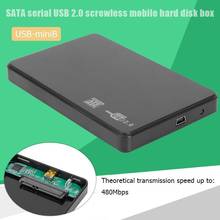 VKTECH 2.5 inch Hard Drive Box SATA USB2.0 Portable Tool Free SSD Disk HDD Case External Hard Disk Enclosure for PC New arriver 2024 - buy cheap
