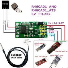 Sensor de adquisición de temperatura, módulo Modbus RTU de 5V y 12V para puerto serie UNO, R3, PC, PLC, MCU, DS18B20, RS485, RS232, TTL, Com, UART 2024 - compra barato