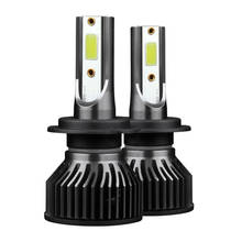 Bombillas de faro delantero para coche, lámparas Led H1 H3 H4 H7 9004 9007 H8 H9 H11 10000LM blanco 6000K H27 881 880 H16 9012 HB3 9005 HB4 9006 2024 - compra barato