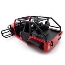 Для KYX SCX10 II Jeep Wrangler Body RC Car Part DIY Передняя и задняя половинчатая дверь 2024 - купить недорого