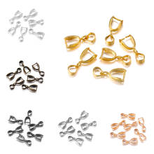 20Pcs/lot Copper Melon Seeds Buckle Bails Connectors Pendants Clasps Hook Clips Bail Beads For DIY Jewelry Making Accessories 2024 - buy cheap