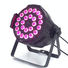 24x18W RGBWA+UV 6in1 LED Par  LED Luxury DMX ghts dj lighting  rgbwa uv 6in1 led par light  DJ dmx light 2024 - buy cheap