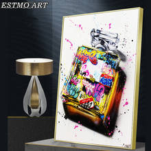 Color Perfume Bottle Posters Street Graffiti Wall Art Picture Fashion Canvas Painting for Living Room Abstract Art Home Decor 2024 - buy cheap