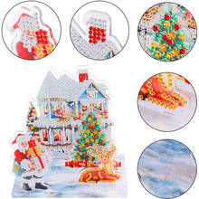 5D Diamond Painting Kit Table Decoration Christmas Tree Santa Reindeer Decoration Diamond Painting Kit Children Creative DIY Toy 2024 - buy cheap