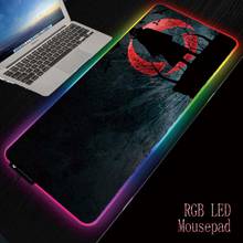 Mairuige rgb-mousepad grande para jogos, mouse pad gamer xxl com luz de led iluminada, faça você mesmo, pc 2024 - compre barato