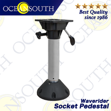 Ocesouth waveridir-tomada para assentos de barco, com eixo giratório anodizado, alumínio, altura ajustável 2024 - compre barato