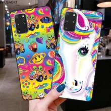 Lisa Frank Art Phone Case for Samsung S20 plus Ultra S6 S7 edge S8 S9 plus S10 5G lite 2020 2024 - buy cheap