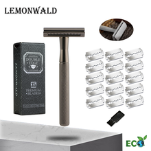 Lemonwald Double Edge Safety Razor Advanced Wet Shaving Classic Metal Manual Razor, Suitable For All  Standard Razor Blades 2024 - buy cheap
