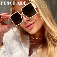 Oversized Square Sunglasses Women Men Vintage Luxury Brand Designer Sunglasses Men 2020 Retro Rectangle Eyewear Shades Oculos 2024 - buy cheap