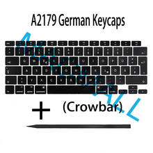 Новые немецкие колпачки для клавиш A2179 для Macbook Air Retina 13 дюймов A2179 2020 лет MC 3302 GR колпачок для клавиш 2024 - купить недорого