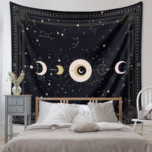 Vintage European Magic Array Tapestry Mandala Medieval Tarot Moon Astrology Divination Hippie Tapestries Wall Hanging Dorm Decor 2024 - buy cheap