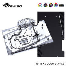 Bykski GPU Water Block Only For NVIDIA Founders Edition RTX 3090 Graphics Card ,VGA Watercooler,N-RTX3090FE-X-V2 2024 - buy cheap