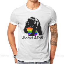 Mama Bear Harajuku TShirt LGBT Pride Month Lesbian Gay Bisexual Transgender Creative Tops T Shirt Male Short Sleeve Gift Clothes 2024 - buy cheap