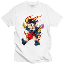 Dr Slump Arale Young Tshirt Men Short Sleeves Graphic T Shirt Unique Japanese Anime Manga T-shirts Loose Fit Cotton Tees Apparel 2024 - buy cheap