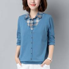 Women Spring Autumn Style Blouses Shirts lady Casual Long Sleeve Turn-down Collar Blusas Tops SP318 2024 - buy cheap