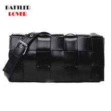 Travesseiro de couro de alta qualidade, bolsa crossbody de ombro para mulheres, bolsa de mão designer de luxo feminina, bolsa mensageiro, aba, 2021
