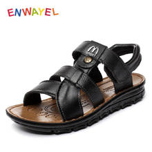 ENWAYEL children 2021 summer leather kids sandals for boys girls shoes Non-slip Comfortable child sandles sandalia sandalias 2024 - buy cheap