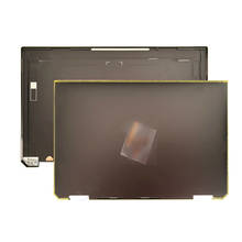 Novo protetor traseiro para laptop hp espectro x360 13-aw marrom 2024 - compre barato