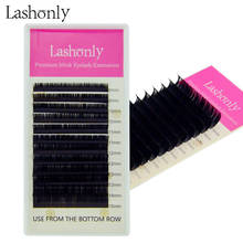 Lashonly Russia Volume Mink Eyelash Extension Handmade Natural Long Individual Mink Faux Lashes False Eyelashes by qeelasee 2024 - buy cheap