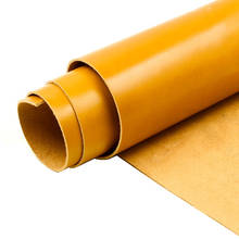 Bright yellow Oil wax skin leather the first layer Genuine Vegetable tanned leather, thickness 2mm for bags,wallet, sofa. 2024 - buy cheap