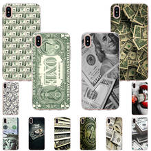 Funda suave de TPU para móvil, funda de silicona para iPhone 11 Pro, X, XR, XS, Max, 7, 8, 6 Plus, SE, 5S, Serie de dinero estadounidense 2024 - compra barato