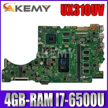 UX310UV Laptop motherboard for ASUS UX410UQ (14 inch) UX410U UX310U original mainboard 4GB-RAM I7-6500U GT940MX-2GB 2024 - buy cheap