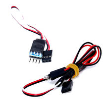 Interruptor de controle de luz da lâmpada led painel sistema ligar/desligar 3ch para rc carro veículo modelo parte acesso 1:10 traxxas trx4 mini 4wd 2024 - compre barato