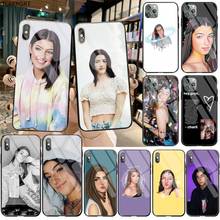 USAKPGRT Charli Damelio Phone Case Tempered Glass For iPhone 11 Pro XR XS MAX 8 X 7 6S 6 Plus SE 2020 case 2024 - купить недорого