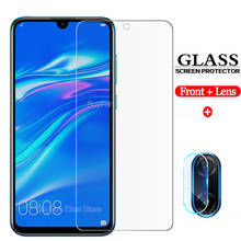 2in1 Protective Glass For Huawei Honor 10 Lite 10i play 8a 8x 8s Screen Protector Camera Lens For Y5 Y6 Y7 2019 Tempered Glass 2024 - buy cheap