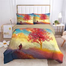 Juego de ropa de cama de diseño moderno, edredón/Manta, fundas de almohada, funda nórdica, tamaño completo, paisaje 3D, 2,3 Uds. 2024 - compra barato