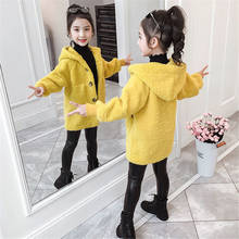 autumn Girls Hooded Coat Elegant Baby Girl  Jackets And Coats Thick Warm Kids Outerwear Clothes Girls Coat 2024 - buy cheap