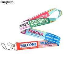 Blinghero Warning Lanyard For Phone Neck Straps With Keys Working Card Holder Stylish Hang Ropes Lanyard Strap for Friend BH0307 2024 - buy cheap