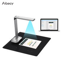 Aibecy F50 Foldable HD USB Book Document Camera Scanner Foot Pedal LED Light AI Technology 15 Mega-Pixels A3 &A4  Scanner 2024 - buy cheap