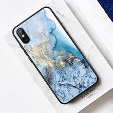 Caso de vidro de luxo de mármore para o iphone x xr xs max coque 9 h temperado capa traseira caso do telefone para o iphone 11 pro max 6 s 7 8 plus 2024 - compre barato