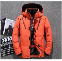 Men Winter Thick Warm Coat Hooded Casual Outdoor Man Down Jacket Parka Fashion Windbreaker Mens Overcoat 2024 - buy cheap