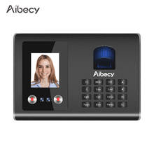 Aibecy Intelligent Attendance Machine Face biometric fingerprint scanner Password Recognition Mix Time Clock for Employees 2024 - buy cheap